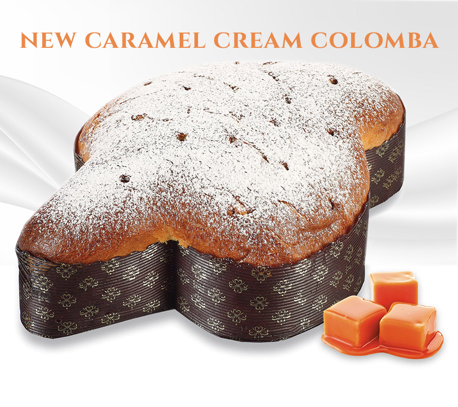 new colomba caramel cream